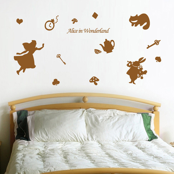 smart design 创意无痕壁贴◆爱丽丝梦游仙境 ( 8色)